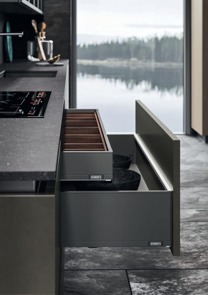 Modèle Look - cuisine SNAIDERO haut de gamme Uni-K Concept Intérieur