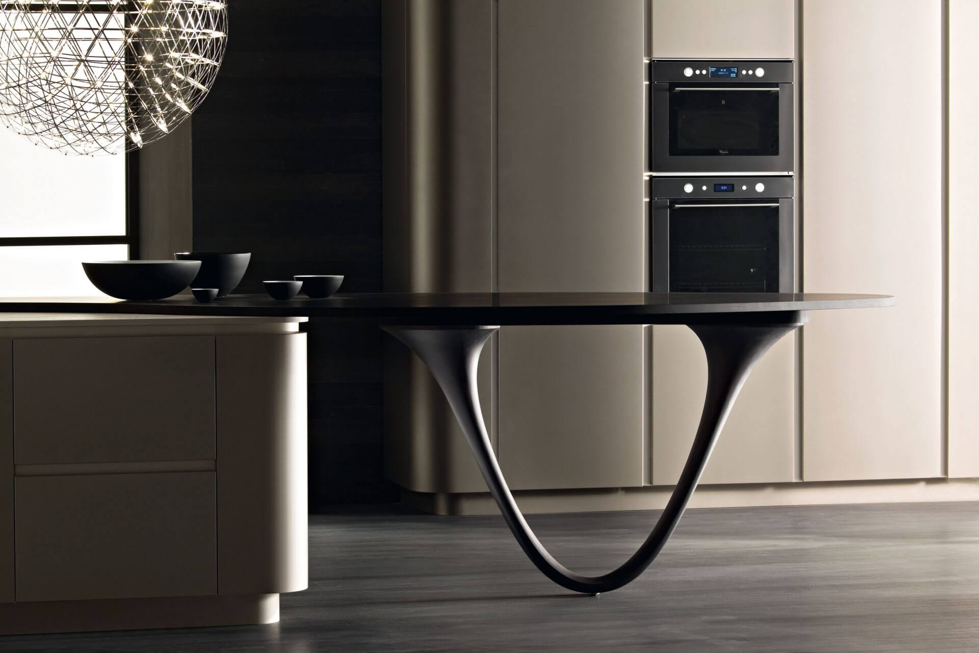 Modèle Ola - cuisine SNAIDERO haut de gamme Uni-K Concept Intérieur