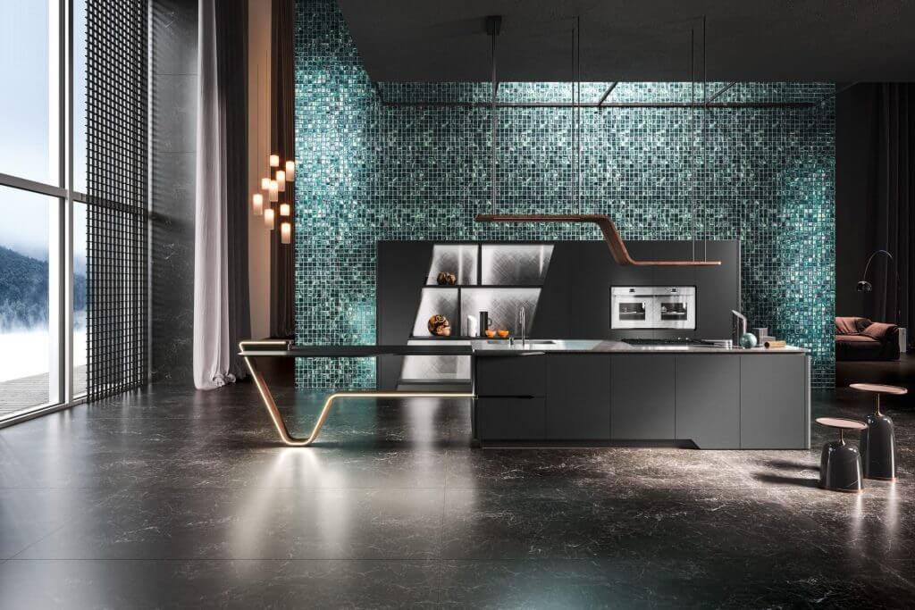Modèle Vision - cuisine SNAIDERO haut de gamme Uni-K Concept Intérieur
