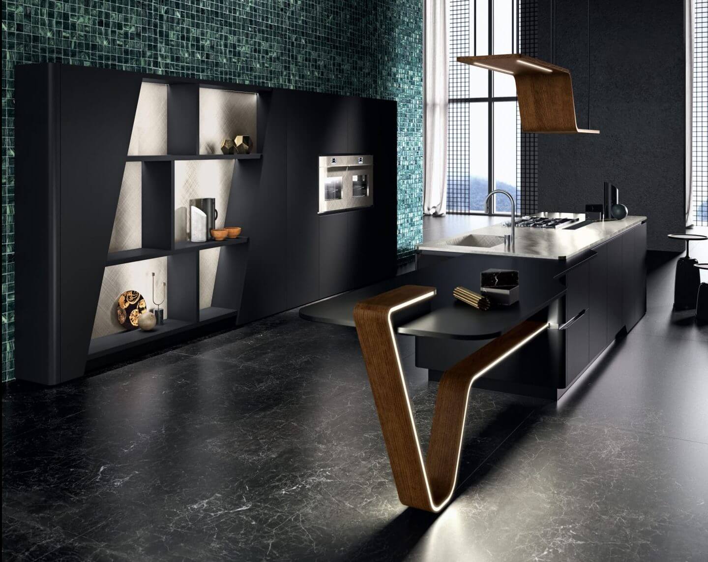Modèle Vision - cuisine SNAIDERO haut de gamme Uni-K Concept Intérieur