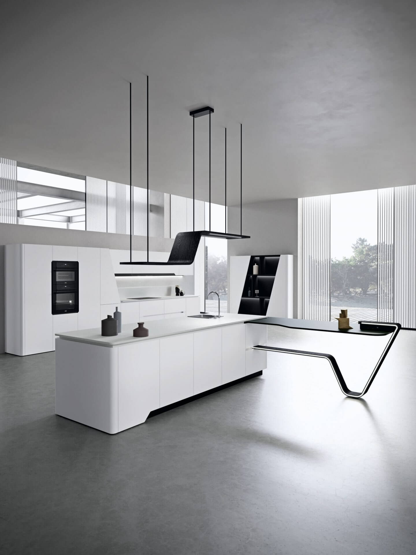 Modèle Vision - cuisine SNAIDERO haut de gamme Uni-K Concept Intérieur