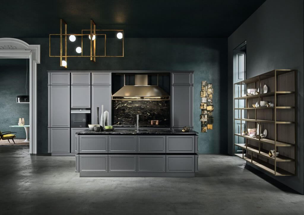 Modèle Frame - cuisine SNAIDERO haut de gamme Uni-K Concept Intérieur
