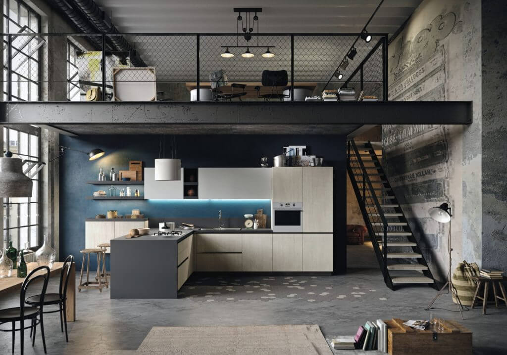 Modèle Joy - cuisine SNAIDERO haut de gamme Uni-K Concept Intérieur