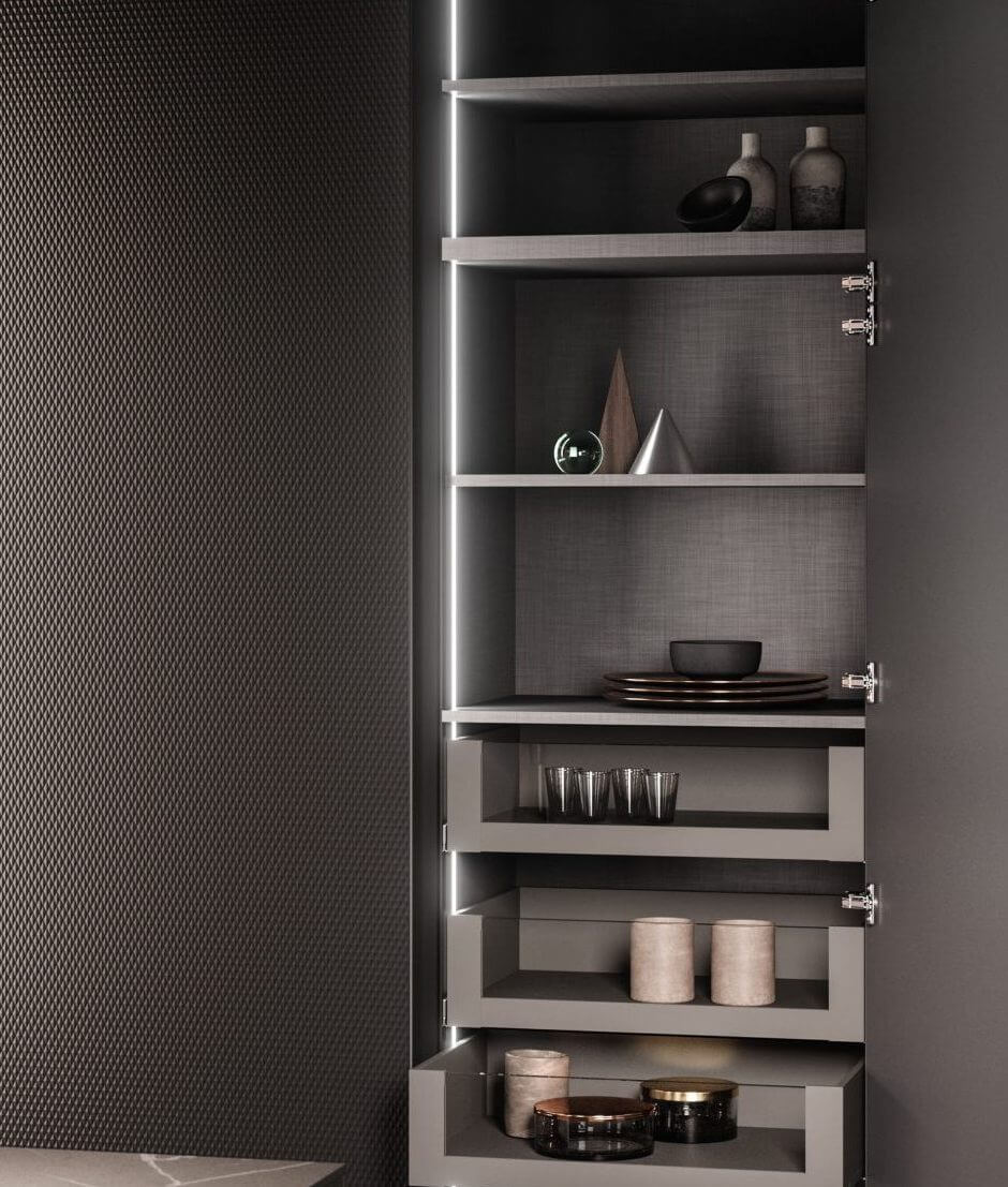 Modèle Elementi - cuisine SNAIDERO haut de gamme Uni-K Concept Intérieur