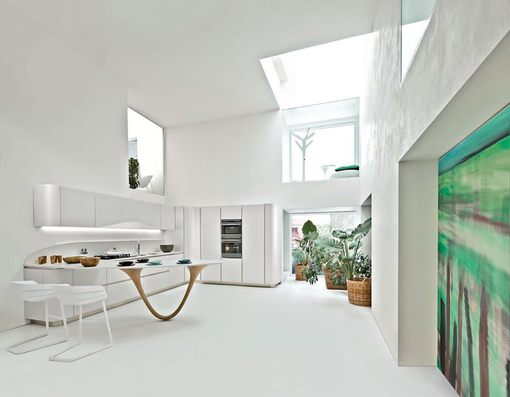 Modèle Ola - cuisine SNAIDERO haut de gamme Uni-K Concept Intérieur