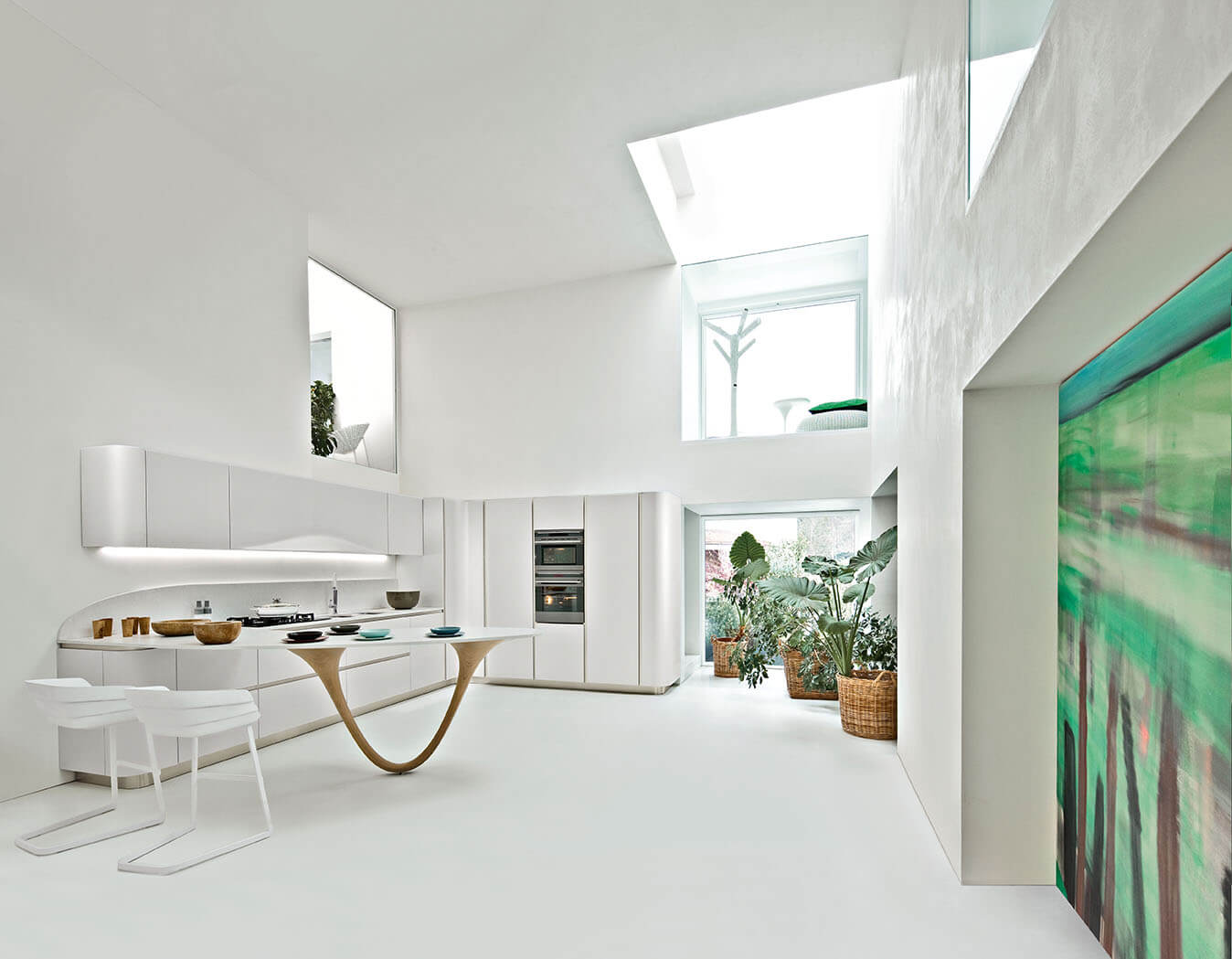 Modèle Ola - cuisine SNAIDERO haut de gamme Uni-K Concept Intérieur