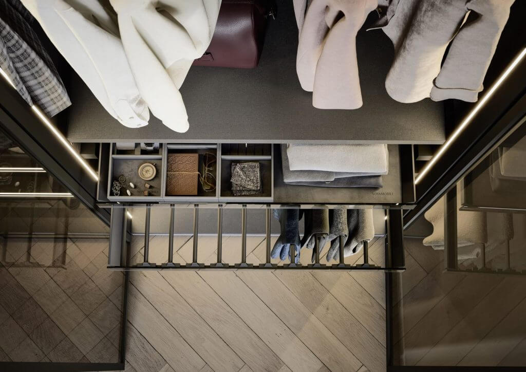 Modèle Perry - dressing à portes battantes Uni-K Concept Intérieur
