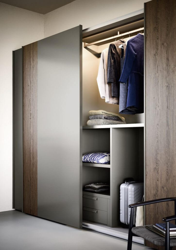 Modèle Offset - dressing à portes coulissantes Uni-K Concept Intérieur