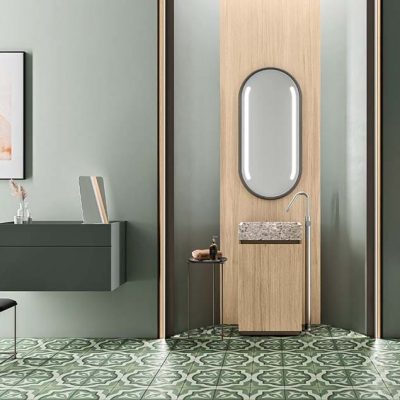 Modèle Nerolab - Salle de bain haut de gamme Cerasa par Uni-K Concept Intérieur