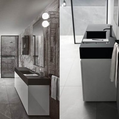 Modèle Nerolab - Salle de bain haut de gamme Cerasa par Uni-K Concept Intérieur